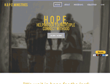 Tablet Screenshot of 1hope4u.org